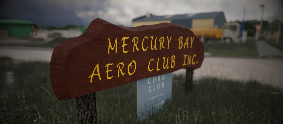 Whitianga Aerodrome & Landmarks (NZWT)