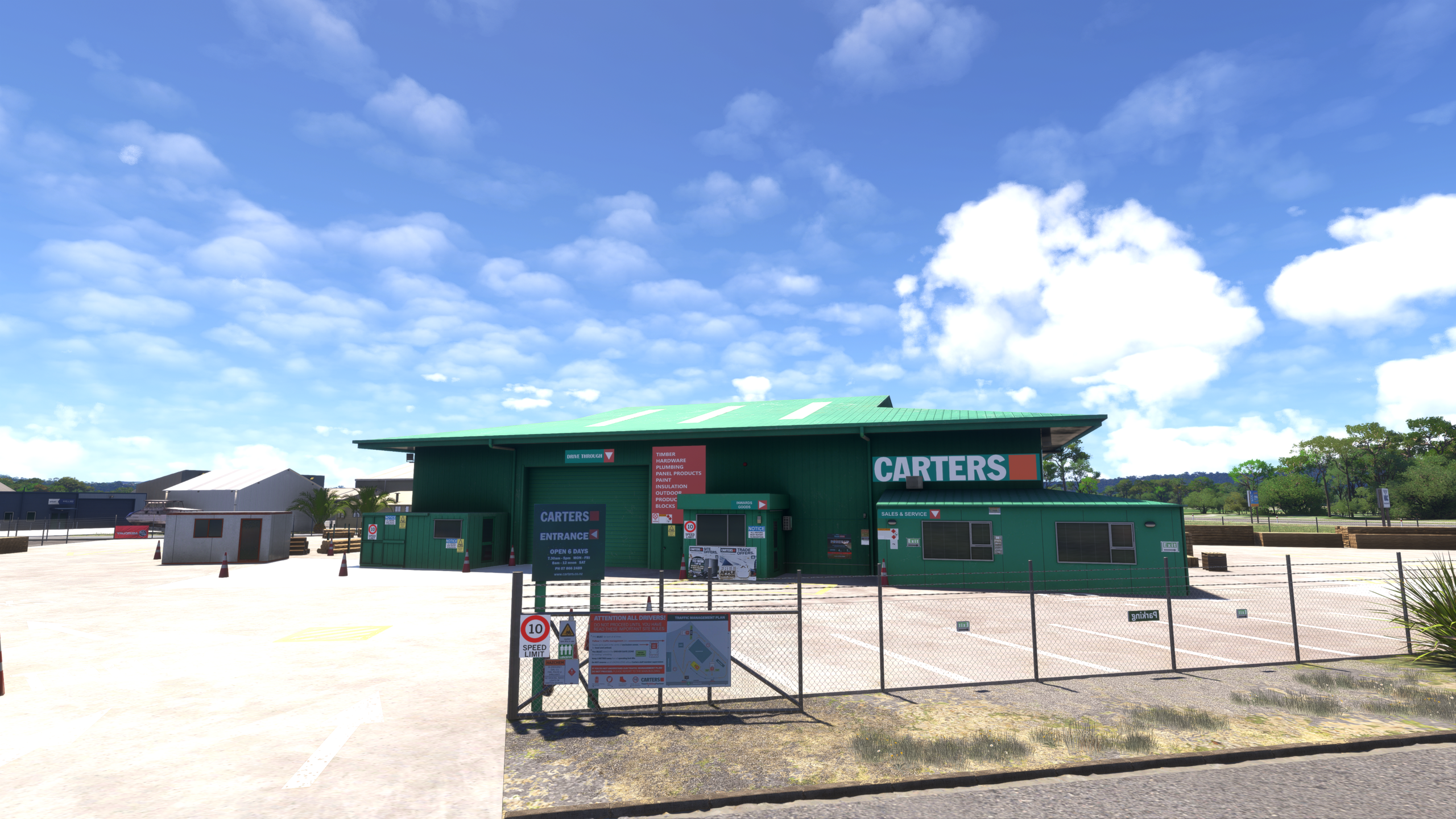 Whitianga Aerodrome & Landmarks (NZWT)