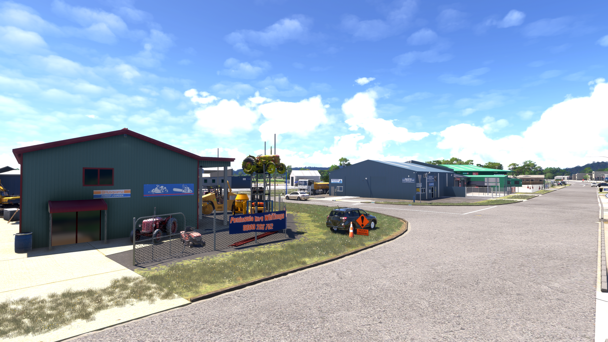 Whitianga Aerodrome & Landmarks (NZWT)