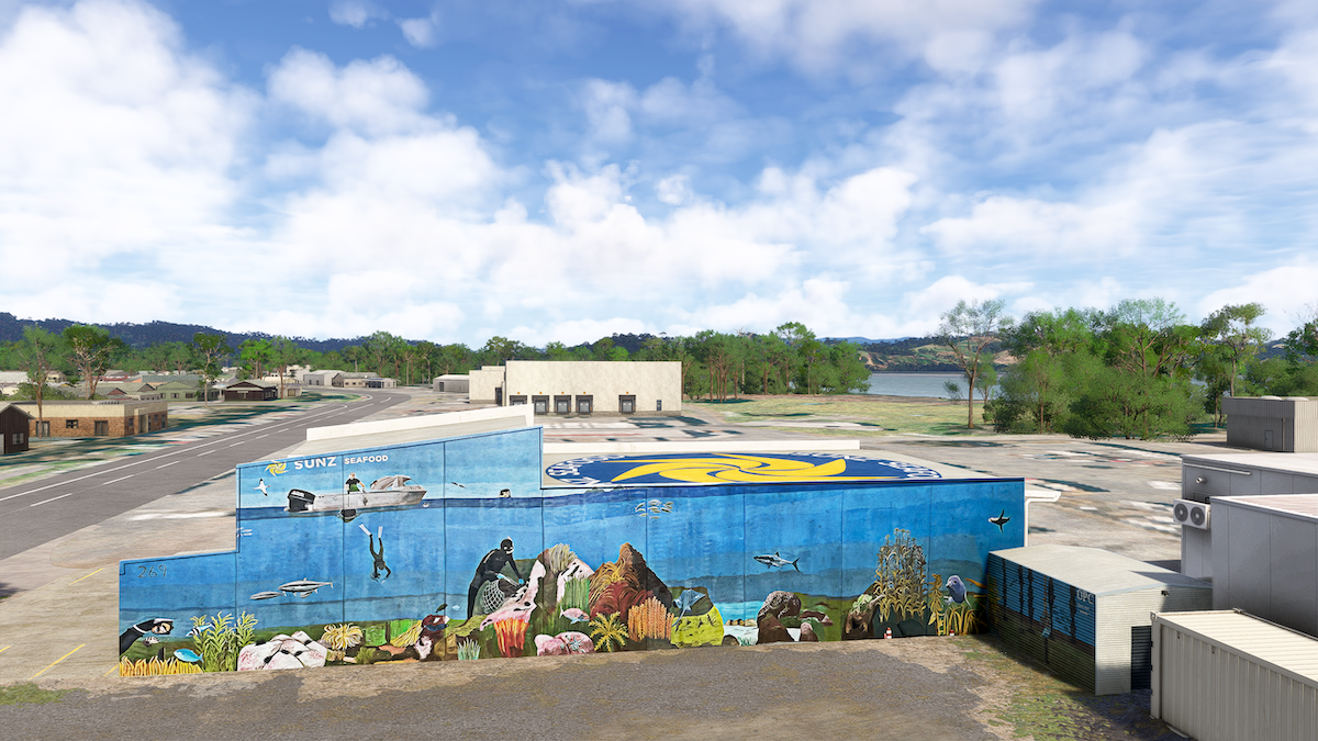 Whitianga Aerodrome & Landmarks (NZWT)